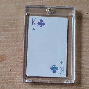 Dior Playing Card King Of Clubs With Case New